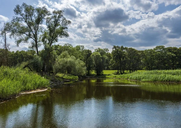 Nehir veya Polonya ve Almanya Brandenburg devlet arasındaki sınır bölgede  