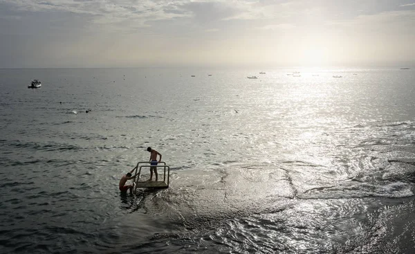 Badeplatz Atlantik Auf Der Insel Tenriffa — Stockfoto