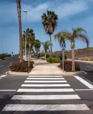 Tenerife yayalar için geçiş  