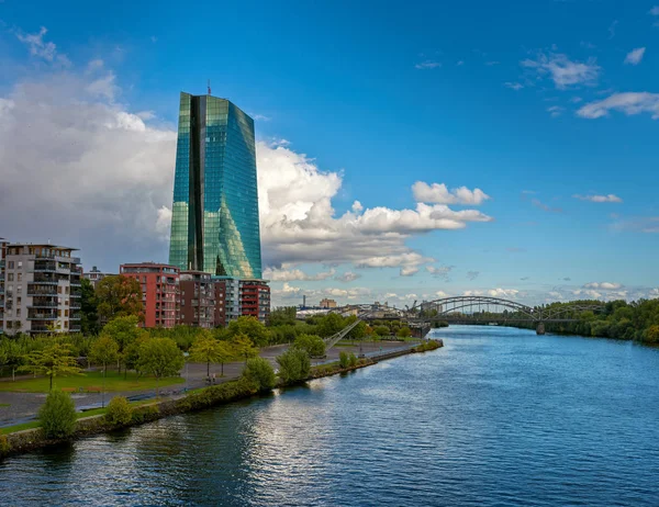 Edificio Del Banco Central Europeo Fráncfort Del Meno — Foto de Stock