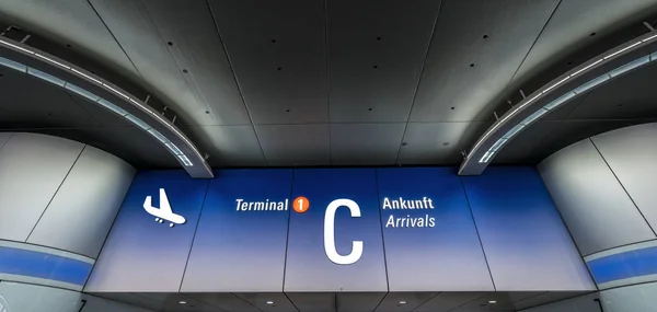 Terminal am Flughafen — Φωτογραφία Αρχείου