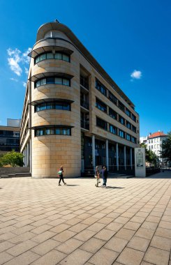 Berlin 'de yuvarlak tasarımı olan bir ev.