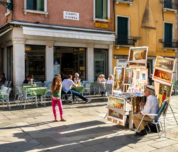 Maler en Venedig — Foto de Stock