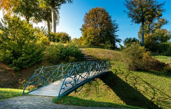 Small bridge in a park near potsdam, germany — Stock Photo, Image