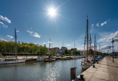 Greifswald, Mecklenburg vorpommern, Almanya 'daki müze limanı.