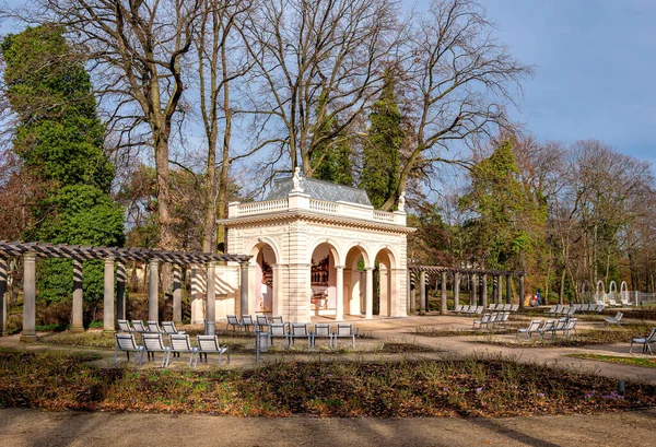 Padiglione Musicale Restaurato Nel Roseto Del Buergerpark Berlino Pankow — Foto Stock