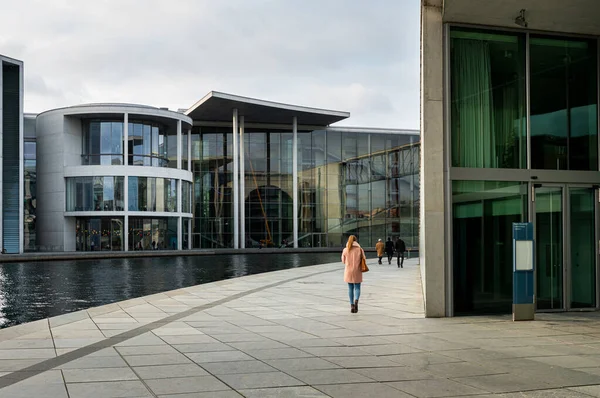 Budovy Památky Berlínské Vládní Čtvrti Německo — Stock fotografie