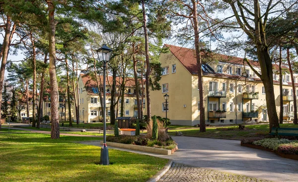 Vackert Bostadsområde För Seniorer Stadsdelen Berlin Pankow Tyskland — Stockfoto