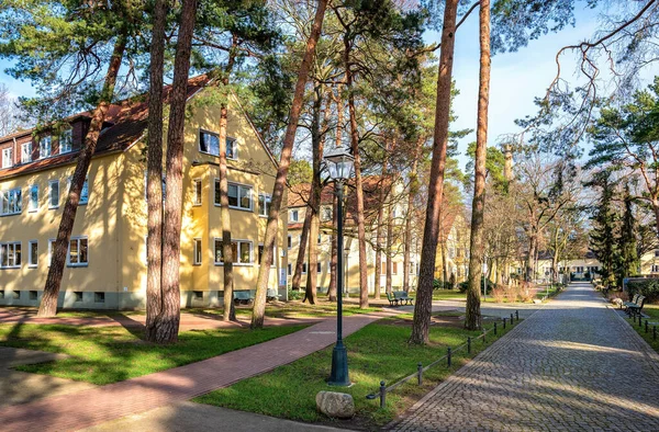 Belo Complexo Residencial Para Idosos Distrito Berlim Pankow Alemanha — Fotografia de Stock