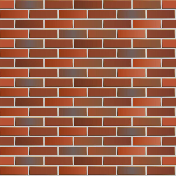 The background is a red brick retro wall.