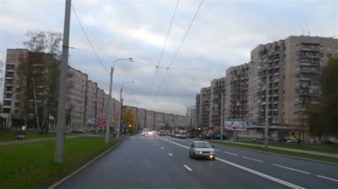Saint Petersburg geniş umudu ile yoğun trafik