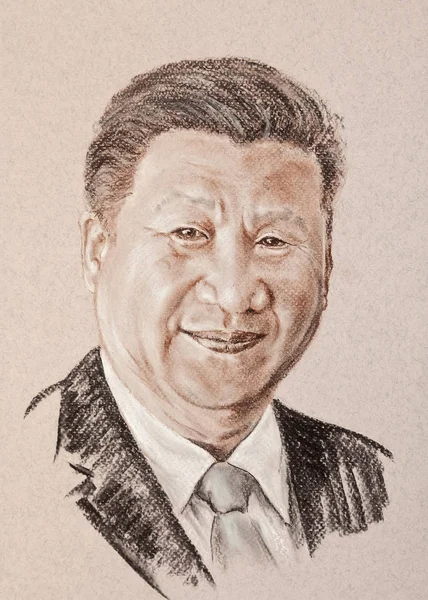 Xi jingping Führer der Kommunistischen Partei Chinas — Stockfoto