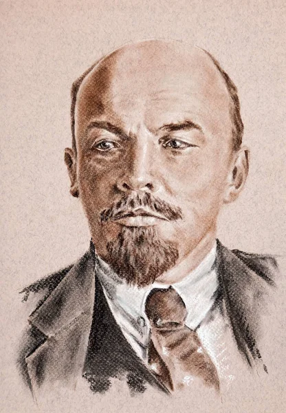 Ulyanov Lenin o líder da Grande Revolução Socialista de Outubro — Fotografia de Stock