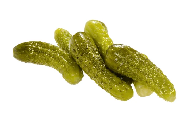 Pepinos em conserva. Gherkins. . — Fotografia de Stock