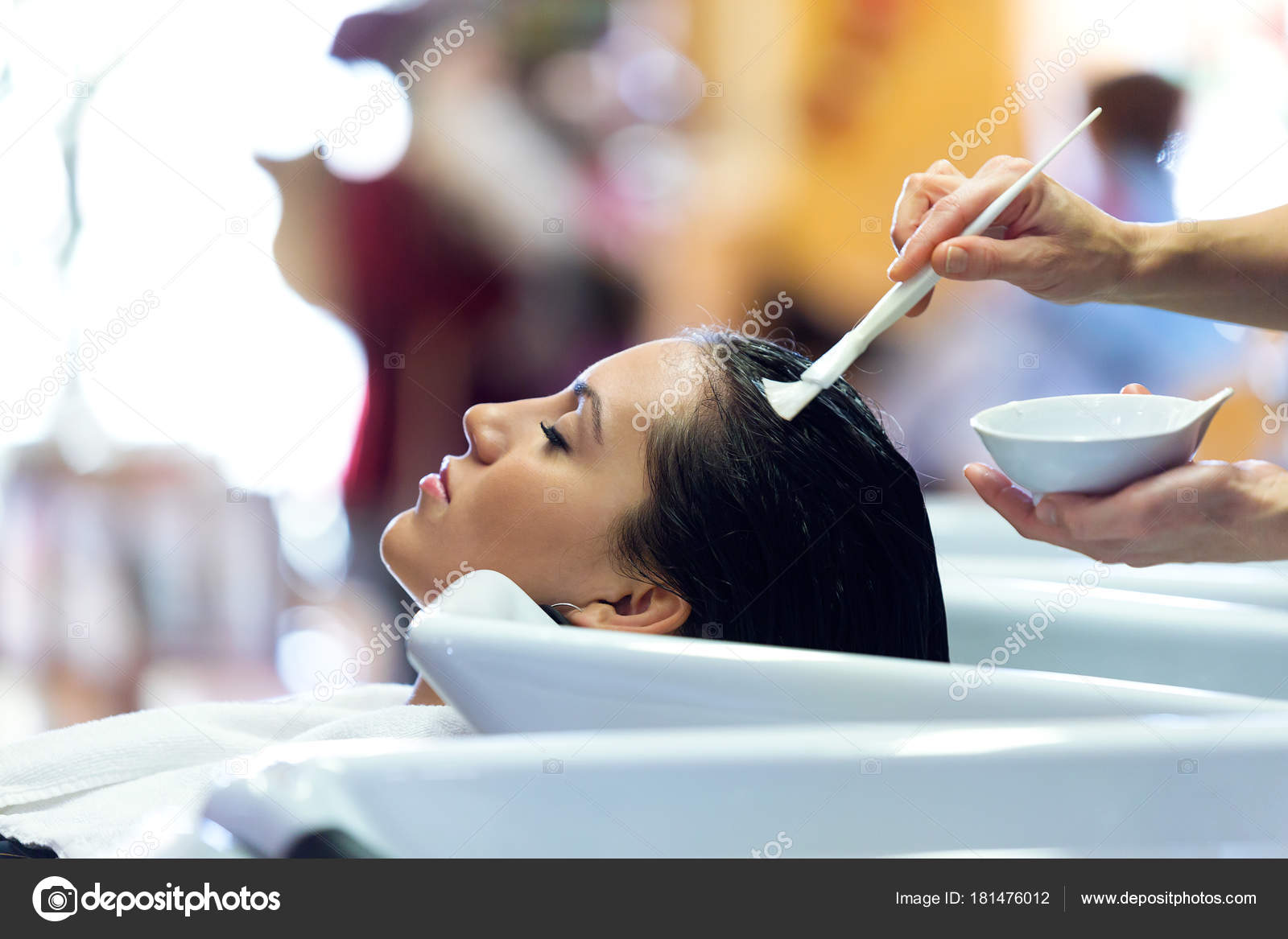 Imágenes tratamiento capilar La peluquería, aplicación