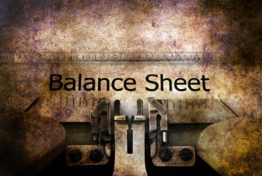 Denge tablosu grunge konsepti