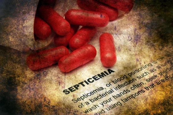 Septicemia doença grunge conceito Imagem De Stock