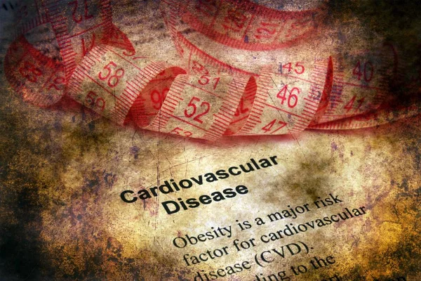 Kardiovaskulær sykdom grunge – stockfoto