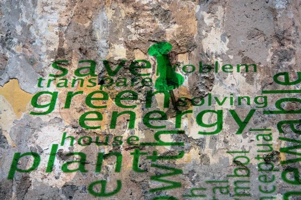 Pineska na koncepcję zielonej energii — Zdjęcie stockowe
