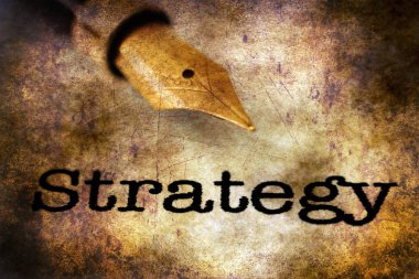 Strateji metin ve dolma kalem