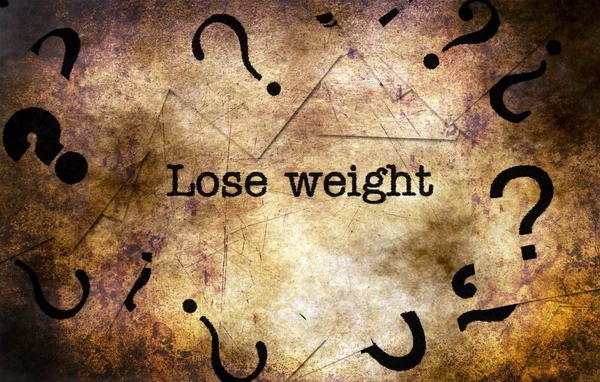 Lose weight grunge concept — Stock Photo, Image