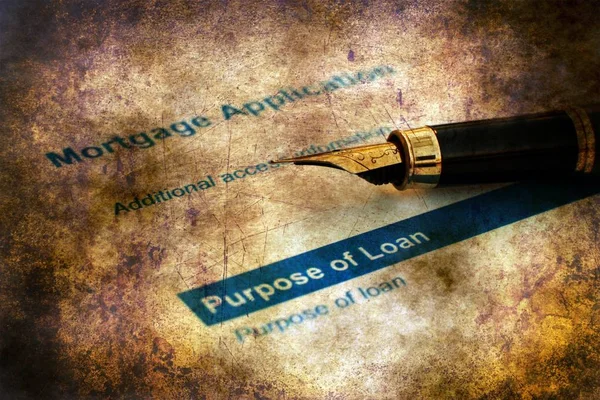 Mortgage application  grunge concept — Stock Photo, Image