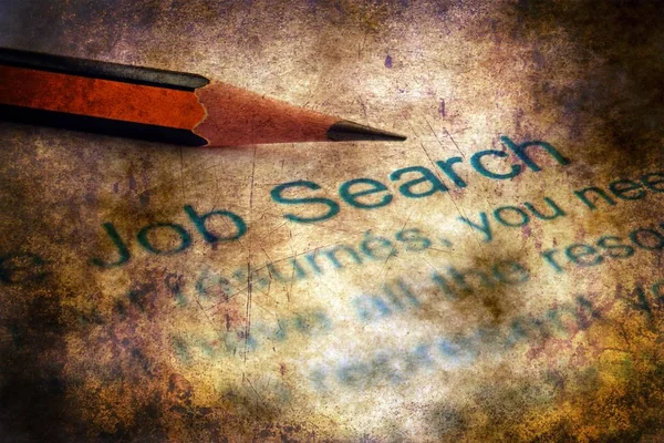 Job search grunge concept — Stock Photo, Image