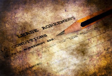 Kira sözleşmesi grunge konsepti