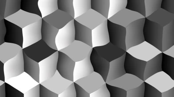 Cubes abstraits se déplacer dans 