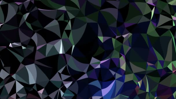 Animation Triangle Polygones coloré — Video