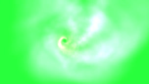 Хмари Торнадо на зеленому екрані — стокове відео