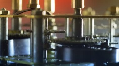 Dönen eski paslı Dişliler kadar 60 fps kapatın