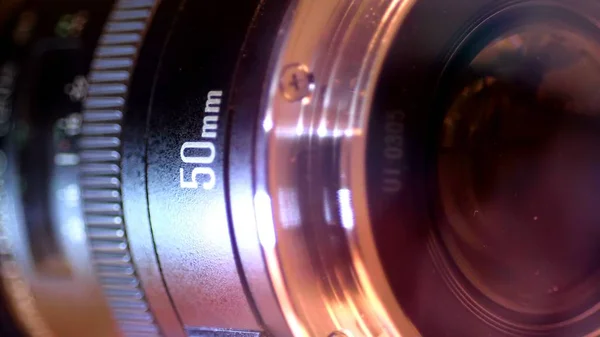 Camera Lens Close Up — Stock Photo, Image