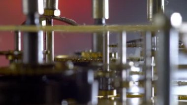 Dönen eski paslı Dişliler kadar 60 fps kapatın