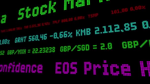 EOS Preço bateu todos os tempos Alto em meio à confiança dos comerciantes — Vídeo de Stock