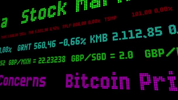 Bitcoin Pris Crash Death Cross Bekymringer – Stock-video