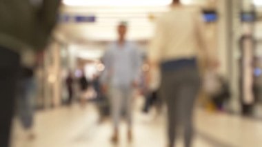 Bulanık insanlar iç City alışveriş merkezi