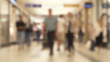 Bulanık insanlar iç City alışveriş merkezi