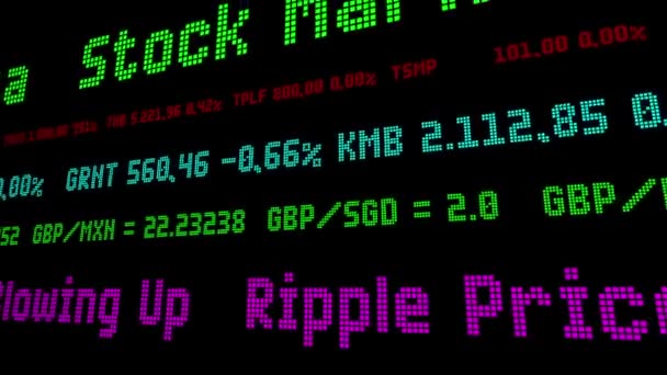 Harga Ripple adalah Blowing Up — Stok Video