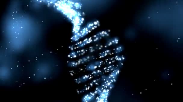 DNA Molekül Yapısı 3B Hazırlama — Stok video