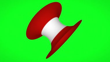 Yeşil ekranda Avusturya bayrağı can yeleğine dönüşüyor