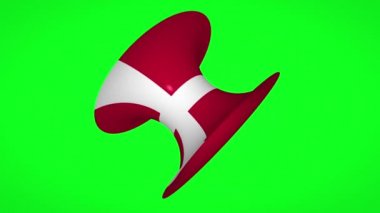 Danimarka bayrağı yeşil ekranda can yeleğine dönüşüyor