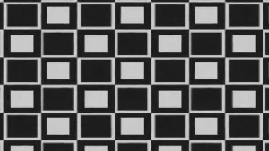 Siyah ve beyaz sonsuz soyut zoom videosu