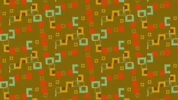 Squares zoom infini fonds vidéo abstrait — Video