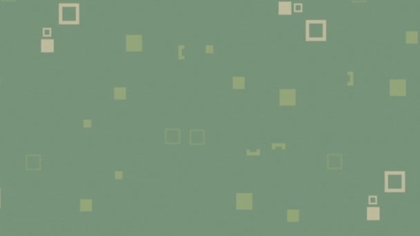 Quadrate unendlicher Zoom abstrakter Videohintergrund — Stockvideo