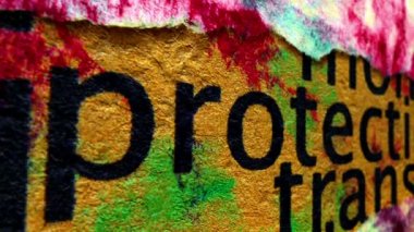 Koruma grunge konsepti