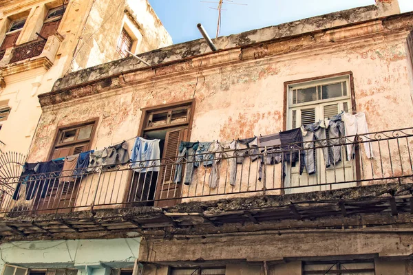 Havana Lundry Day — Stock Photo, Image