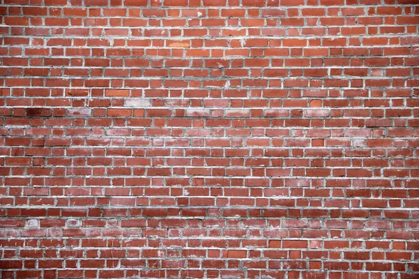 Textura de pared de ladrillo rojo viejo — Foto de Stock