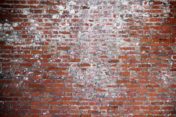 Vieille texture de mur de brique rouge — Photo
