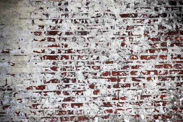 Текстура стены из красного кирпича — стоковое фото